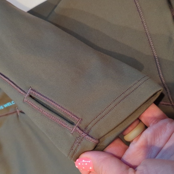 Lululemon Tech Fleece Hiking 1/4 Zip Pullover Carob Brown Size 4 - Picture 7 of 14